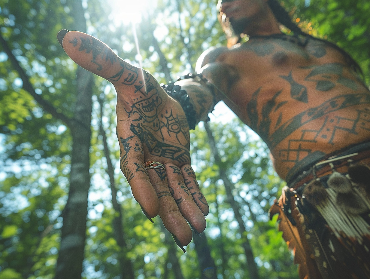 tatouage amérindien