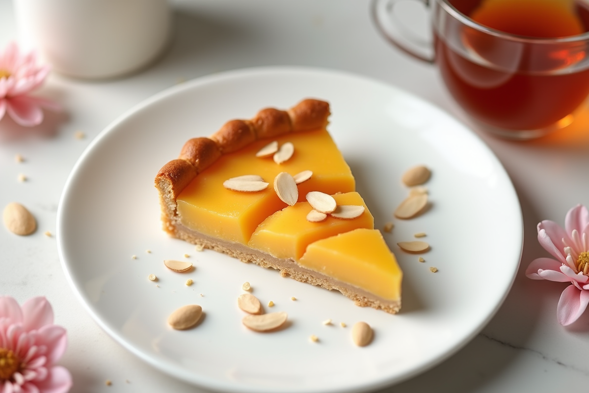 tarte pêche