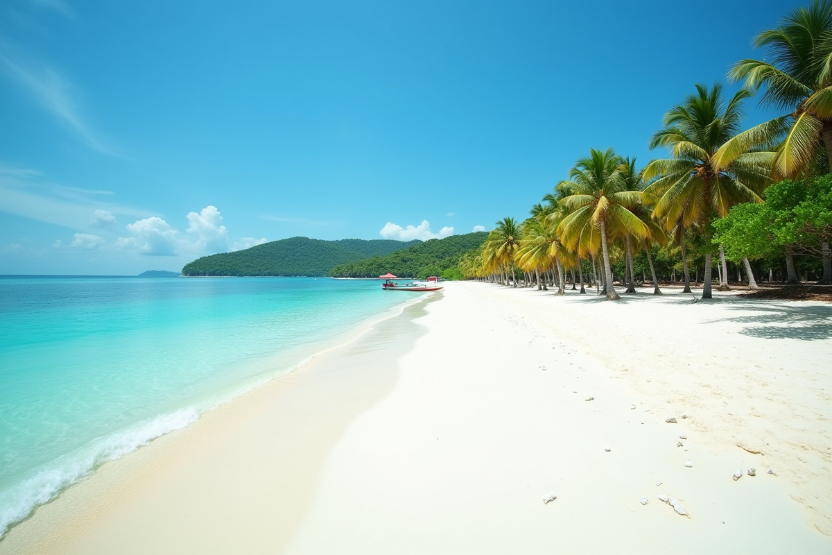 Plage de Pulau Redang sable blanc eau turquoise